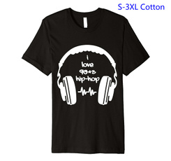 Mens T Shirt, Love, Cotton T Shirt, Music
