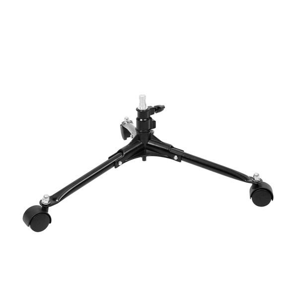 8 inch Wheel Light Stand Low Floor Roller Foldable Support Bracket for Softbox Flash for Low-Background Light