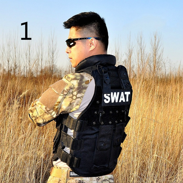 Men's Outdoor Tactical Vest Cool Hunting Vest Military Army Vests Men  Waistcoat Protective Equipment