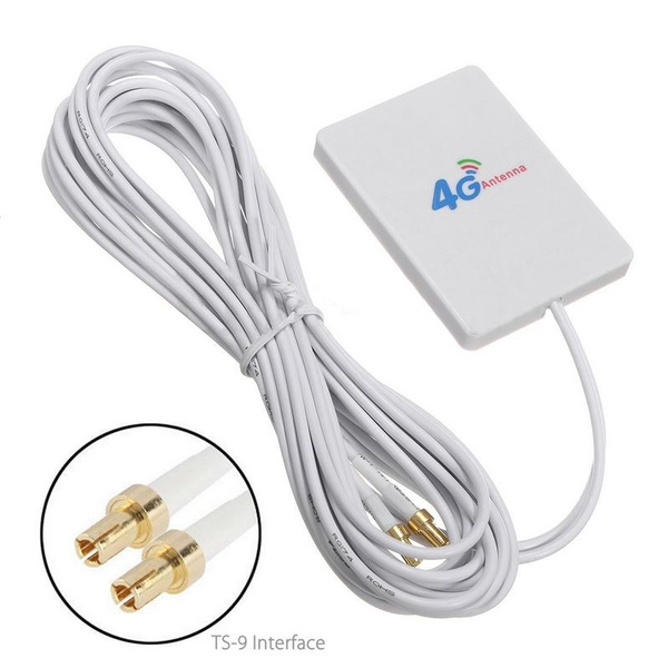 LTE 28dBi 4G 3G LTE 2 x TS9 Broadband Antenna Signal Amplifier For Mobile Router 
