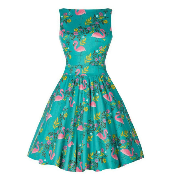 plus size flamingo dress