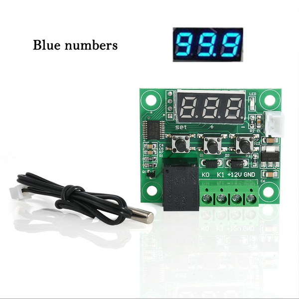 50-110°C Red W1209 Digital thermostat Temperature Control Switch 12V Sensor 