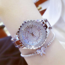 dress watch, fulldiamond, crystalclock, Bracelet