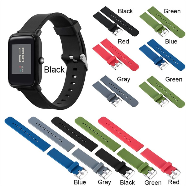 Sports Silicone Watch Band Wrist Strap For Xiaomi Huami Amazfit Bip Bit Pace Lite Youth Smart Watch Wish