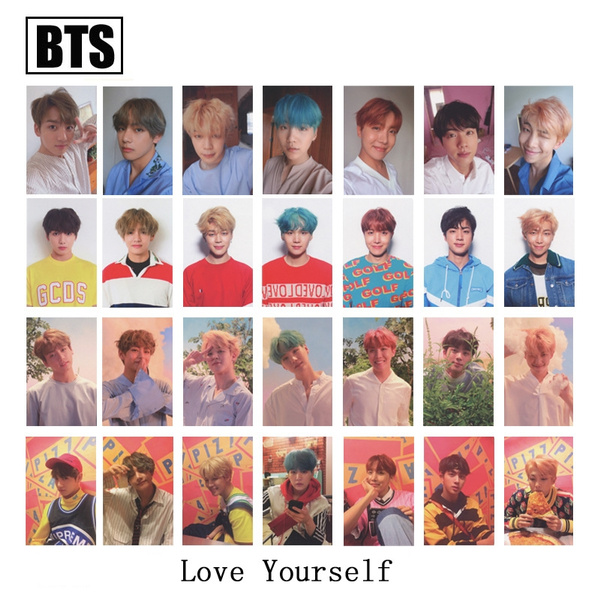 Fashion 8 Pcs BTS Bangtan Boys Love Yourself Album Poster