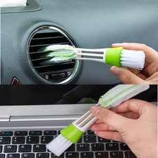 Car Styling Microfibre Venetian Blind Window Clean Brush Air Conditioner Duster Dirt Cleaner Car Accessories