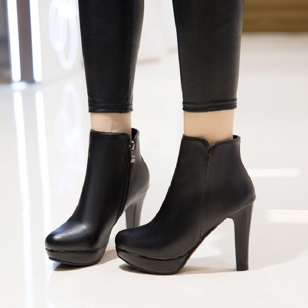waterproof heeled boots