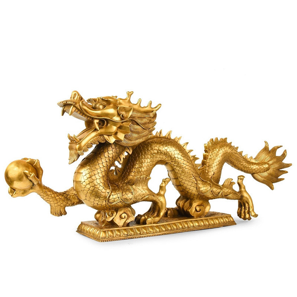 The Copper Dragon Den Office Home Furnishing Lucky Dragon Decorations ...
