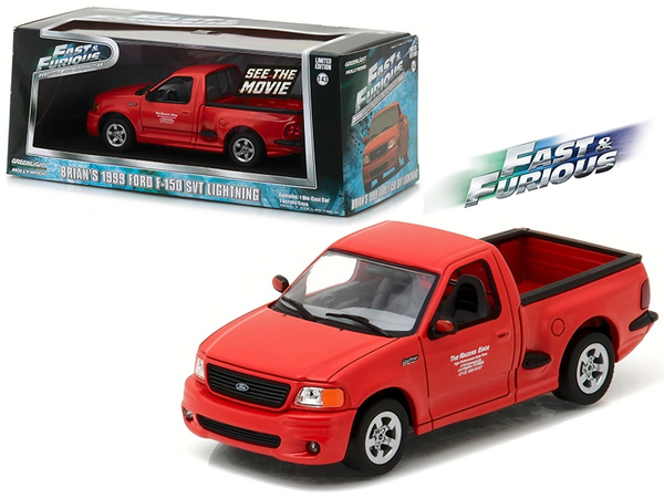Brians 1999 Ford F150 SVT Lightning Pickup GREENLIGHT 1:43 Fast and Furious