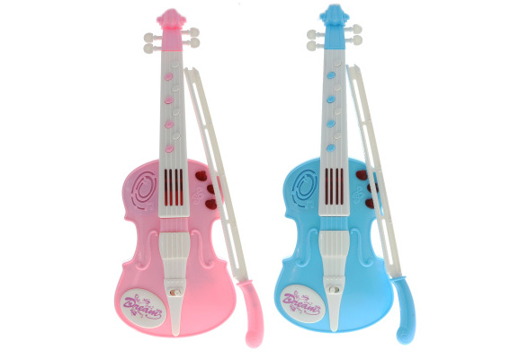 Disney Pink Violin Toy KidPlay Musical Violin Instrument Pretend