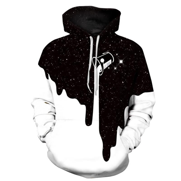 Men Women Unisex Galaxy Space 3D Print Jumper Hoodie Sweatshirt Hoodies Pullover