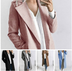 woolen, casual coat, Fashion, Winter