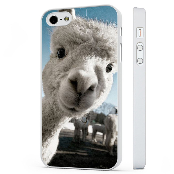 Alpaca Funny Lama Face Animal Case for iPhone SE 5 6 6s 7 7 Plus Cover Samsung Galaxy S7 S6 S8 S5 Phone Cases