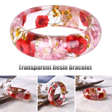 pink, Crystal Bracelet, Flowers, diybracelet