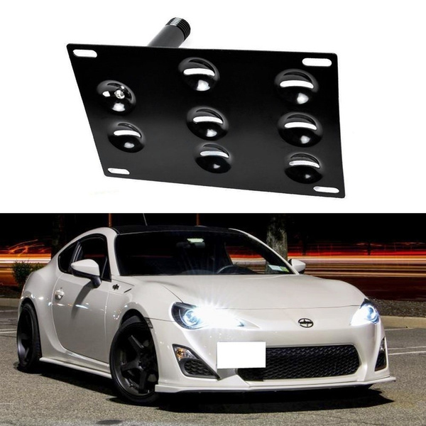 Style Front Bumper Tow Hole Adapter License Plate Mounting Bracket For 13 17 Scion Fr S Subaru Brz 10 15 Toyota Prius 17 Up Toyota 86 And 15 Up Subaru Wrx Wish