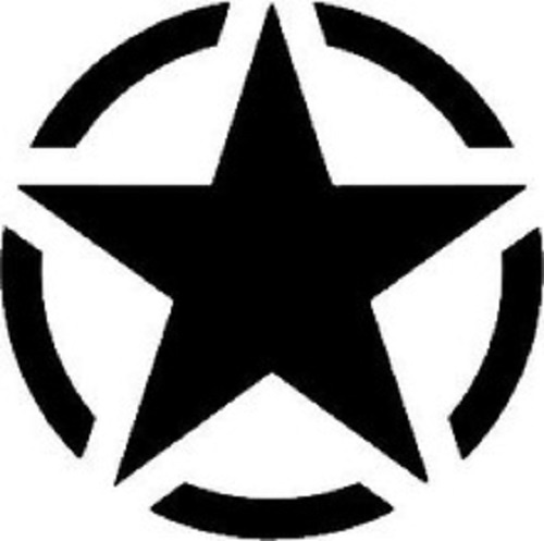 12cm US Army Star Vinyl Car Decal Bumper Sticker WW2 Willys Military | Wish