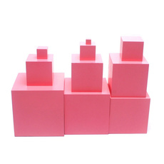 pink, montessori, cube, earlylearningtoy