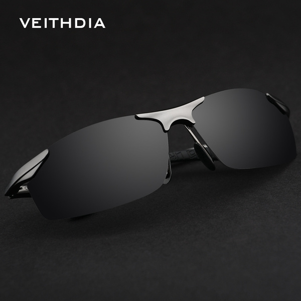 VEITHDIA Brand Nylon Material Male Sunglasses Square Retro Vintage  Polarized UV400 Lens Eyewear Sun Glasses For Men/Women 8258 - AliExpress