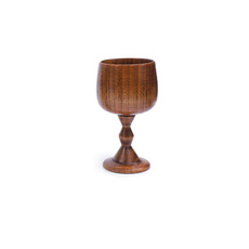Vintage, collectionofwoodenredwineglasse, Cup, Wooden