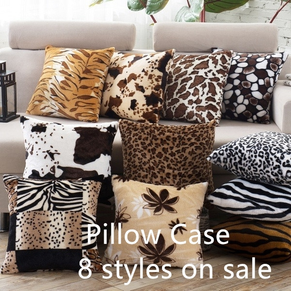 Cushion Covers Stylish Animal Leopard Pattern Home Sofa Car Décor Pillowcase 