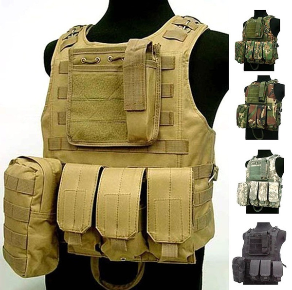 Gilet militaire d'assaut camo ce - Comet Airsoft