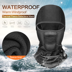 Unisex Winter Warm Hat Waterprrof Windproof Motorcycle Face Mask Hat Neck Helmet Beanies For Men Women Sports Bicycle Thermal Fleece Balaclava Hat