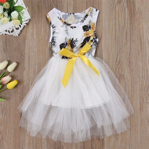 Toddler Girls Princess Dress Kids Baby Party Wedding Pageant Tulle Tutu