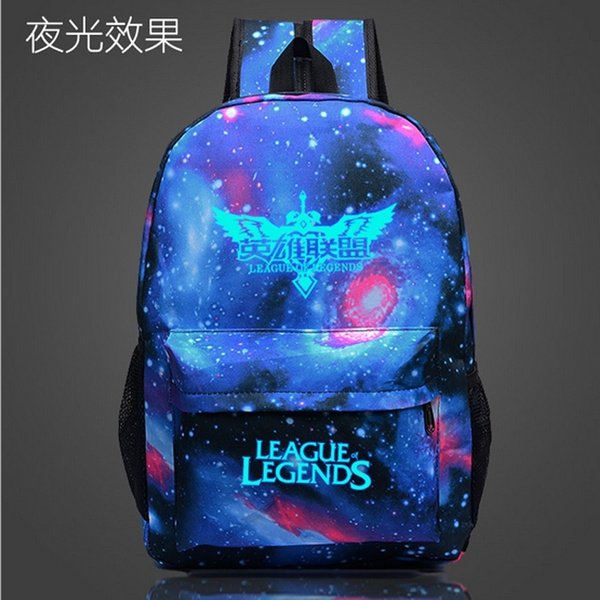 Hot Sales League of Legends Bag LOL Game Luminous Backpack Man Backpack  Rucksack School Bags For Teenage Boys Mochila Masculina
