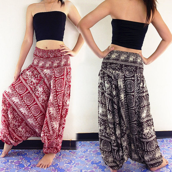 Fashion Women Ladies Yoga Beach Boho Hippie Pants Harem Pants Trousers