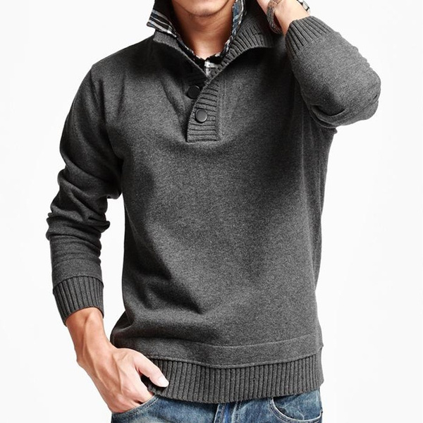 High Quality Sweater Men Wool Sweater Hombre Mens Sweaters and Pullovers  Pull Homme Men Knit Tops