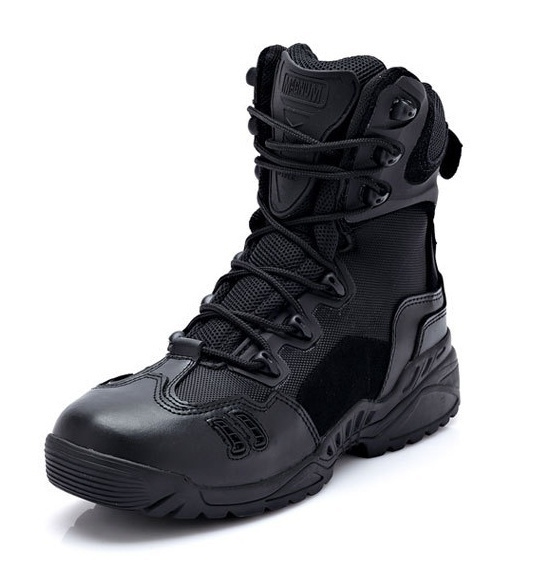 Botas militares de alta calidad, botas militares de combate en el desierto  al aire libre, zapatos masculinos, botas de policía tácticas para hombre |  Wish