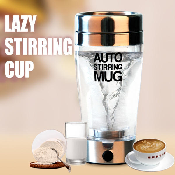 Self Stirring Mug Milk Coffee Juice Mixer Cup Electric Automatic