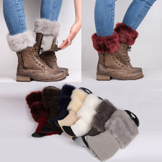 fur, Winter, Boots, Socks
