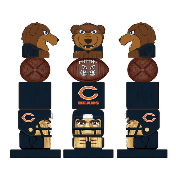 Chicago Bears Tiki Totem