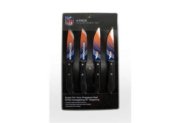 NFL 4-Piece Steak Knife Set - Denver Broncos