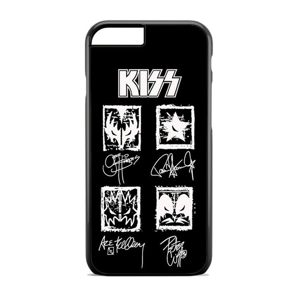 Kiss Rock Band Signature Perfect Phone Case Design for iPhone and Samsung