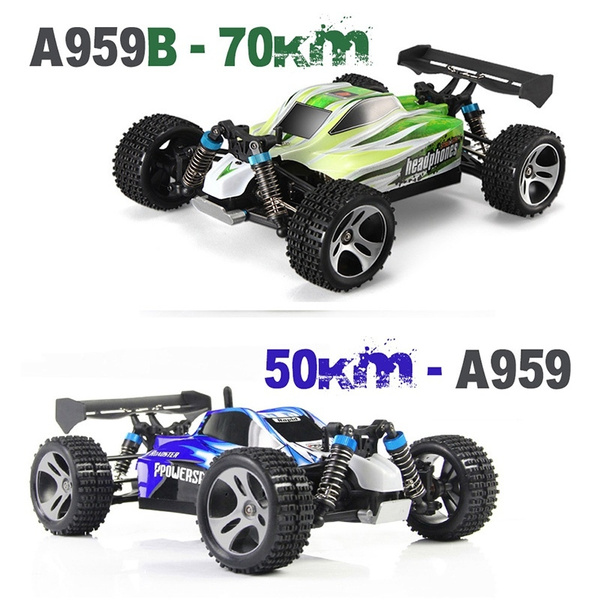 WLtoys A959-B/A959-A 2.4G 1/18 Scale 4WD 70KM/h High Speed