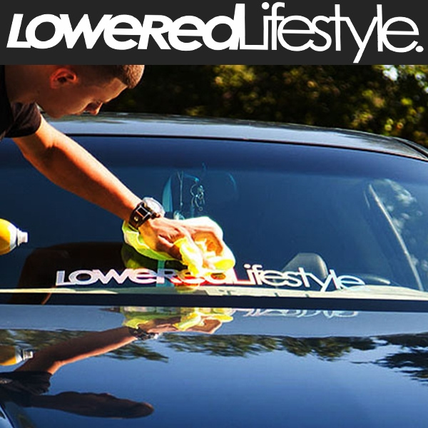 Lowered Life Style Reflective Car Window Motorcycle Sticker Car Sticker Vinyl Decal Personality Decoration Wish