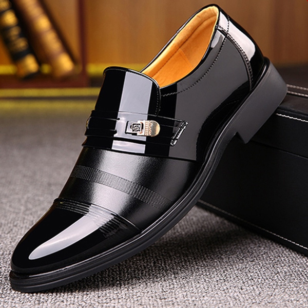 England Men New Fashion Leather Shoes Business Pointed Toe Shoes | Wish