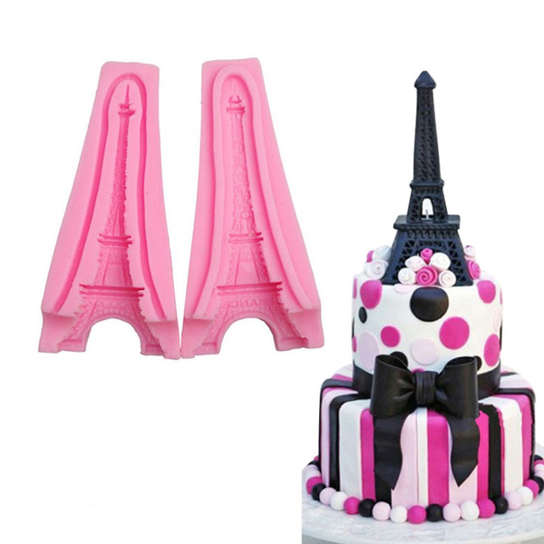 3d Paris Eiffel Tower Silicone Fondant Mold For Cake Decoration Gum Paste Chocolate Mould Cake Decorating Tools Bakeware Wish