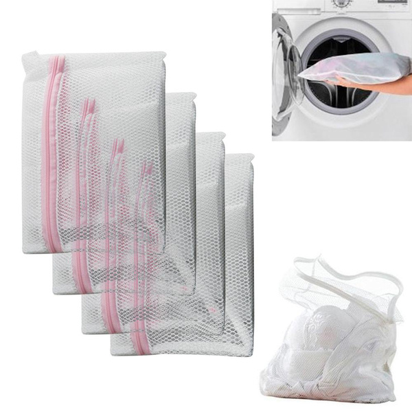  Large Bra Washing Bags for Laundry - 4 PCS, Lingerie