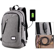 Laptop Backpack, usbchargingcable, Backpacks, usb