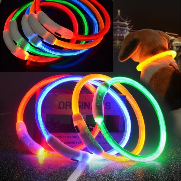dog collar led flashing light