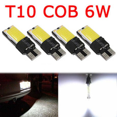 4pcs T10 COB 6W W5W 194 168 LED Canbus Error Free Side Wedge Light Lamp Bulb
