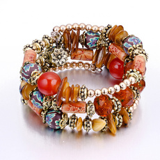 Pearl Bracelet, multi-layer bracelet, Handmade, bohemianstyle