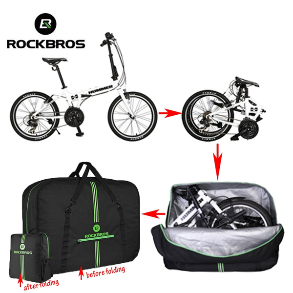 Rockbros folding hot sale bike carry bag