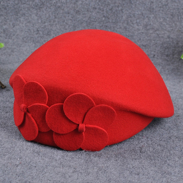 Cute British Australian Wool Beret Hat 