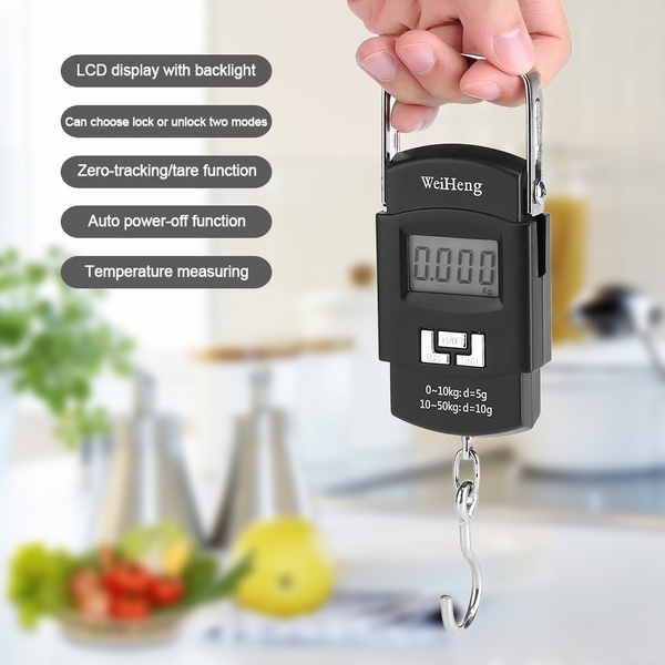 Digital Scale Electronic Balance Pocket Luggage Hanging Scales