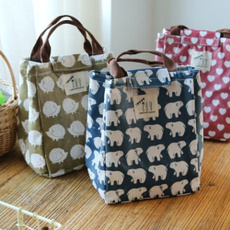 Cartoon Pattern Bag Cooler Bag Bento Picnic Pouch Lunch Container MAMA's Bag