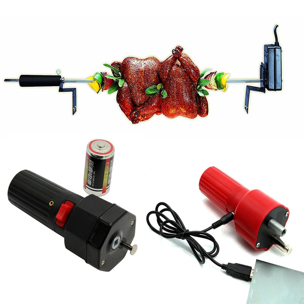 USB 1.5 V à piles Barbecue Rotator Broche Propulsion Support Grill moteur de 